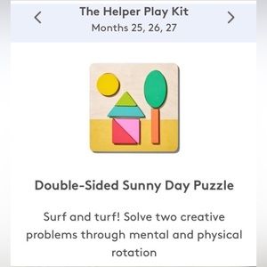 LOVEVERY Double-Sided Sunny Day Puzzle